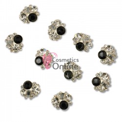 Decoratiuni 3D Metalice 032 Floricele AL Negre 